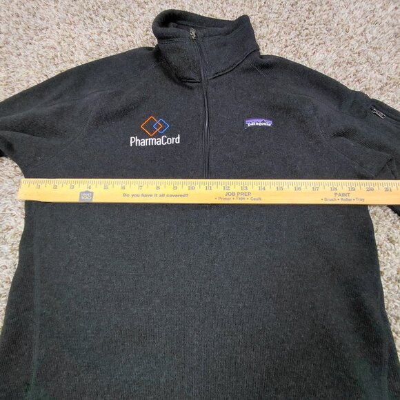 Patagonia 1/4 Zip Better Sweater Fleece Womens Large Dark Gray Outdoor Comfy - Picture 6 of 7